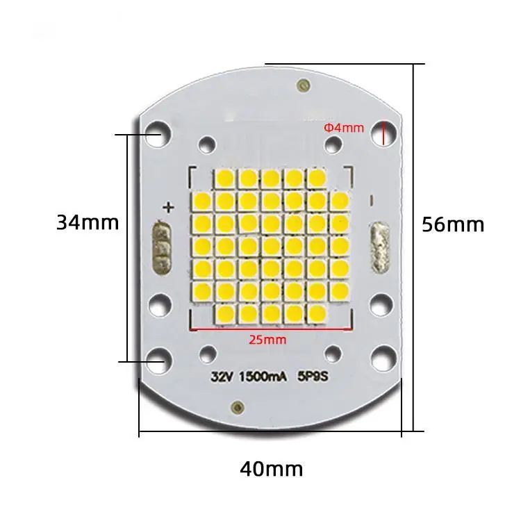 Индивидуальная светодиодная печатная плата 50 Вт 3030 2D SMD светодиодный уличный светильник прожектор
