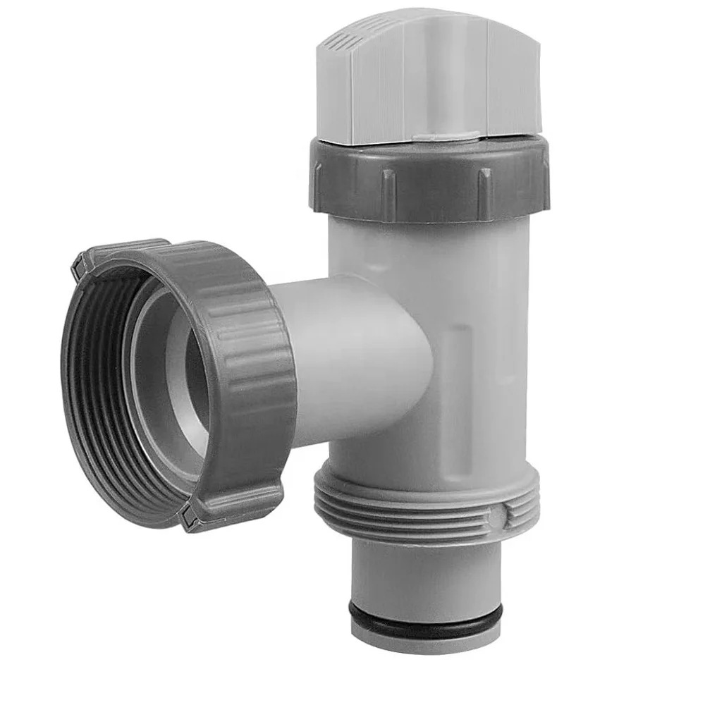 Replacement Pool Pump Part with Plunger Valve 1.5 inch Outlet Strainer and Gasket Nuts