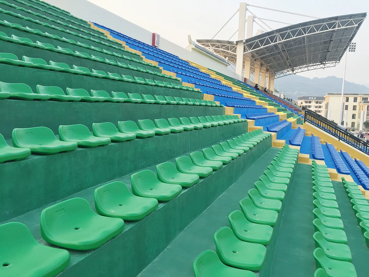 plastic seating chair for football stadium grandstands