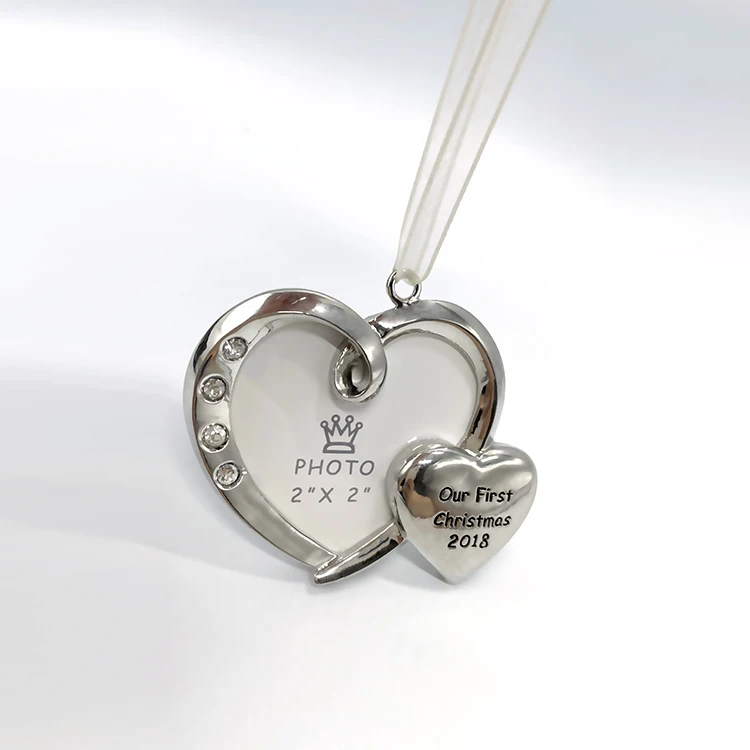 Mini Hanging Photo Frames for Christmas tree Hot Sale Holiday pendant accessories can be customized