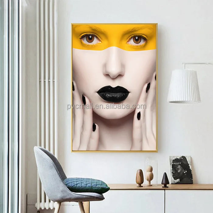 PL  wall decor pictures africa print digital beauty naked art black woman abstract nude painting