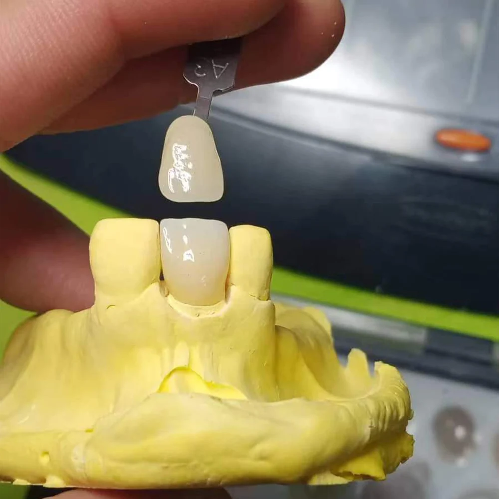 Zahndent 46% translucency sht multilayer zirconia block cad cam zirconia ceramic disc dental lab