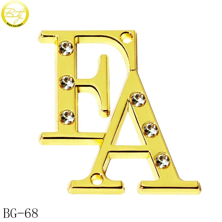 Custom logo Engraved Name Label Sewing 2 Holes Metal logo Tags Plate for Clothes Accessory