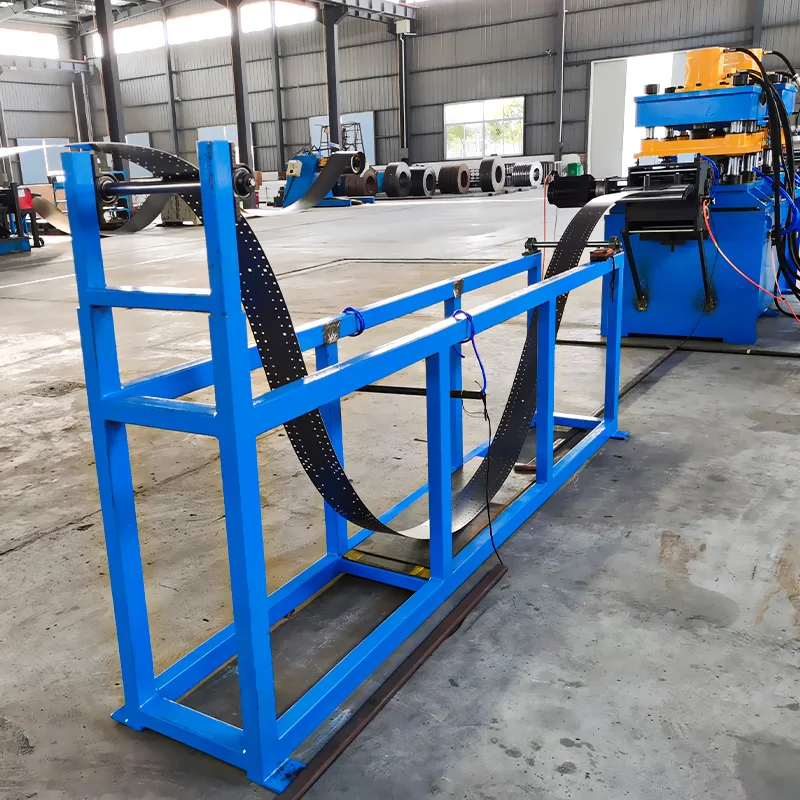 Customized Electrical Cabinet Frame Roll Forming Machine With Welding For Electric Cabinet Rack And Electronic Box Pole