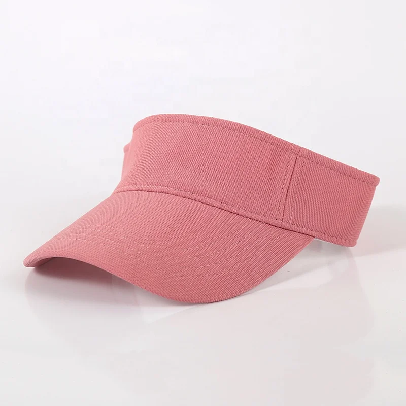 OEM high quality hot sale unisex adults candy colorful cotton backless sun baseball hat with logo custom visor cap