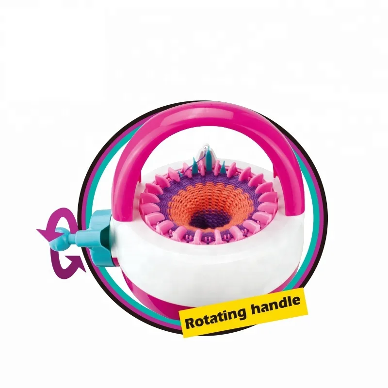 Высокое качество для девочек плетение игрушки Швейные вязальные машины детей