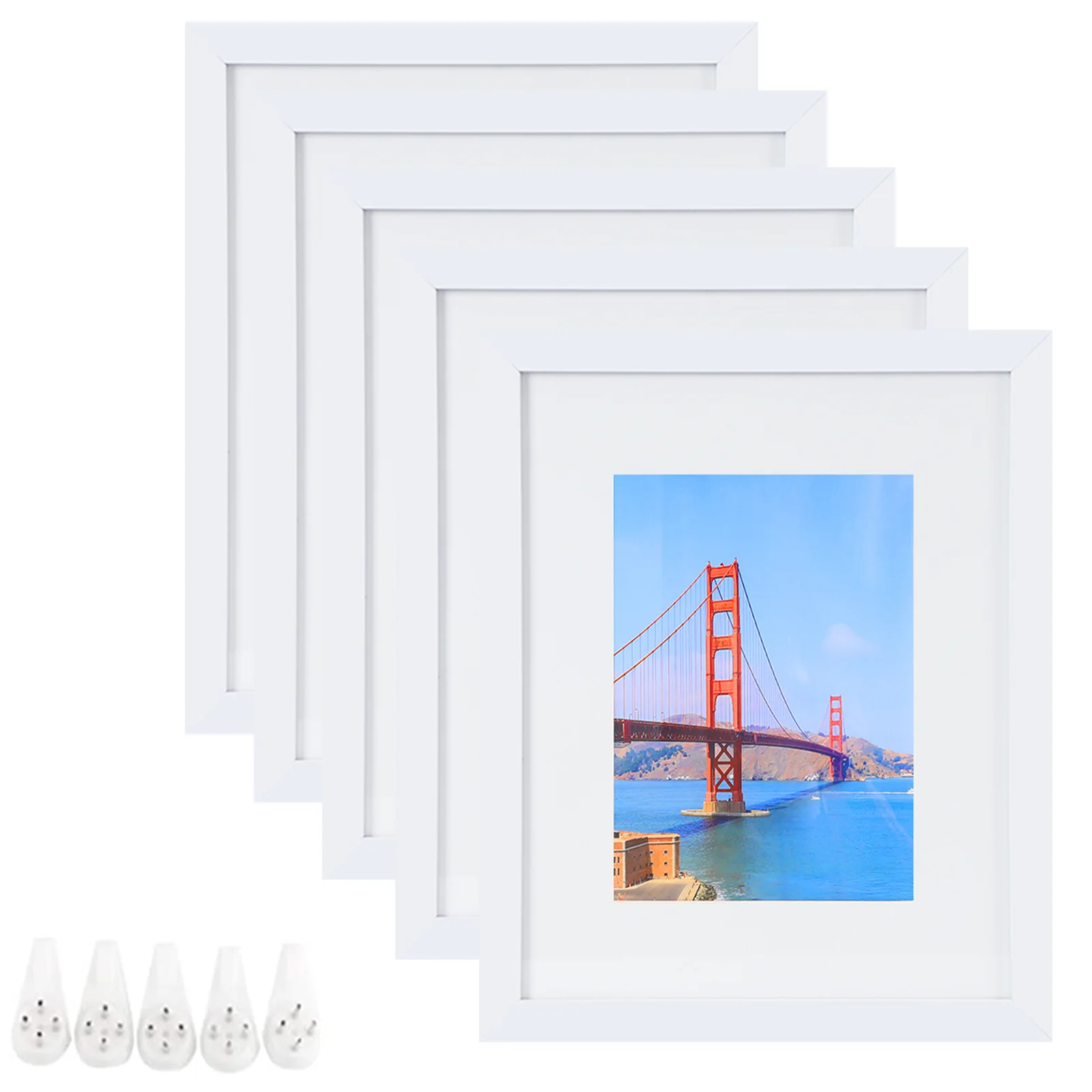 Hot-selling High quality  5*7 6*8 8*10 inch Custom size PVC frame for pictures