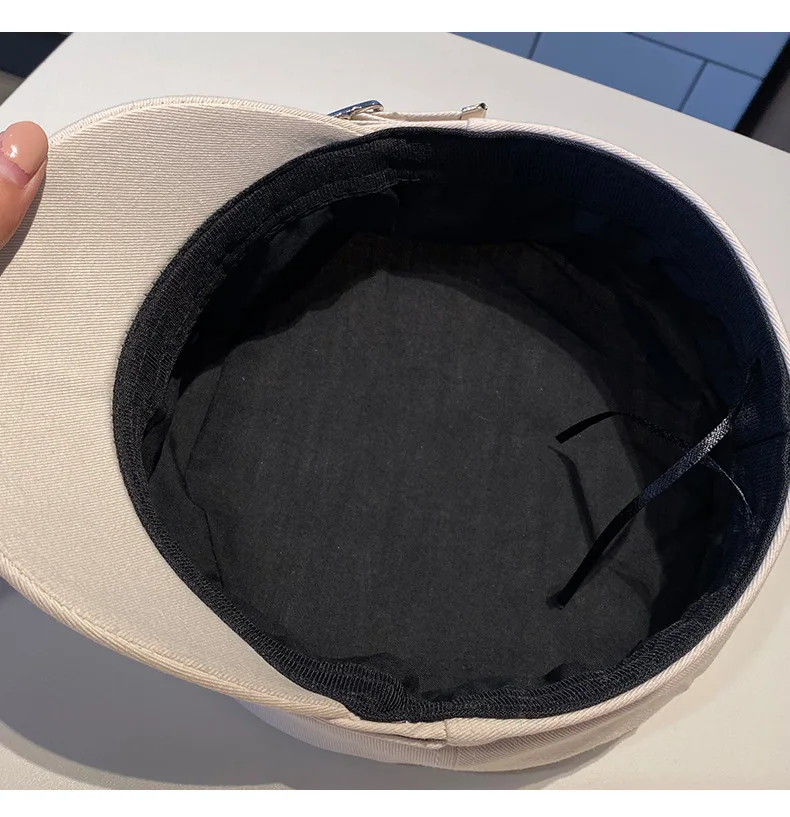 Autumn/Winter Duck Cap Adults British Retro Beret Navy Style New Korean Newspaper Boy Painter Outdoor Ski Casual Daily Cycling