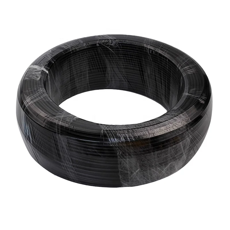 customized 0.75mm to 3mm end glow light optical fiber optic cable with black jacket for RGB colorful light