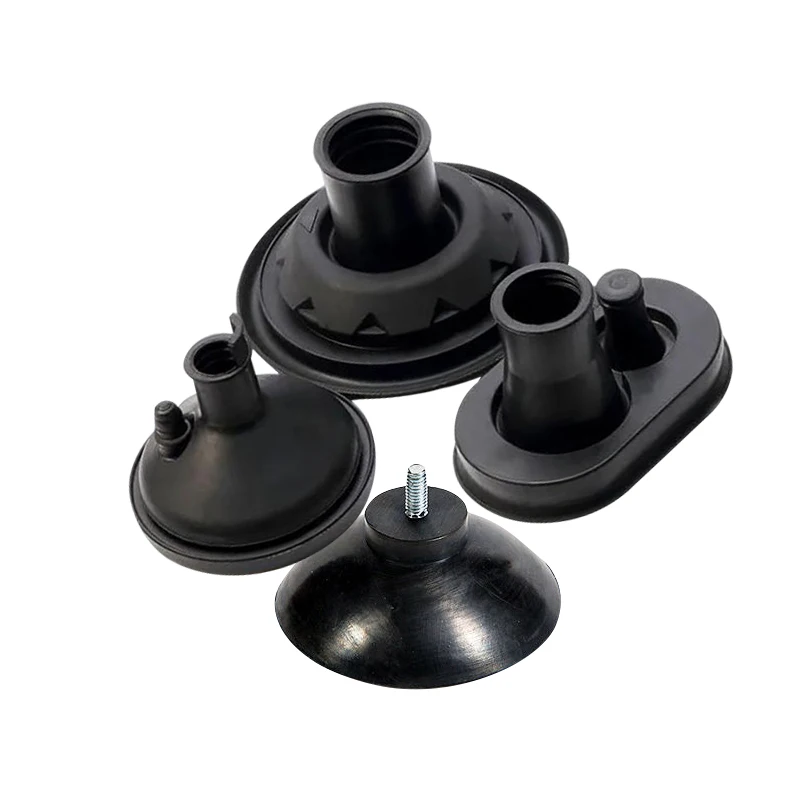 Industrial Fireproof Silicon Vacuum Suction Cup With Hook Custom Rubber Suction Cup Cupula