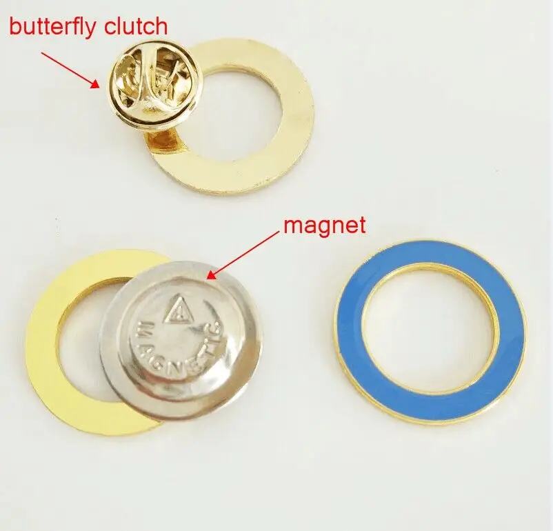 World diabetes day round blue brooch silver gold metal lapel pins 20 mm badge for Nov.14th World Diabetes Day