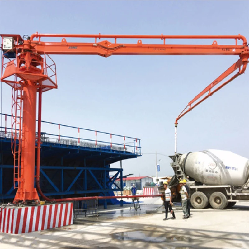 ZK portable elevator floor concrete spreader Great wall 68# hydraulic oil model concrete placing boom used concrete boom placer