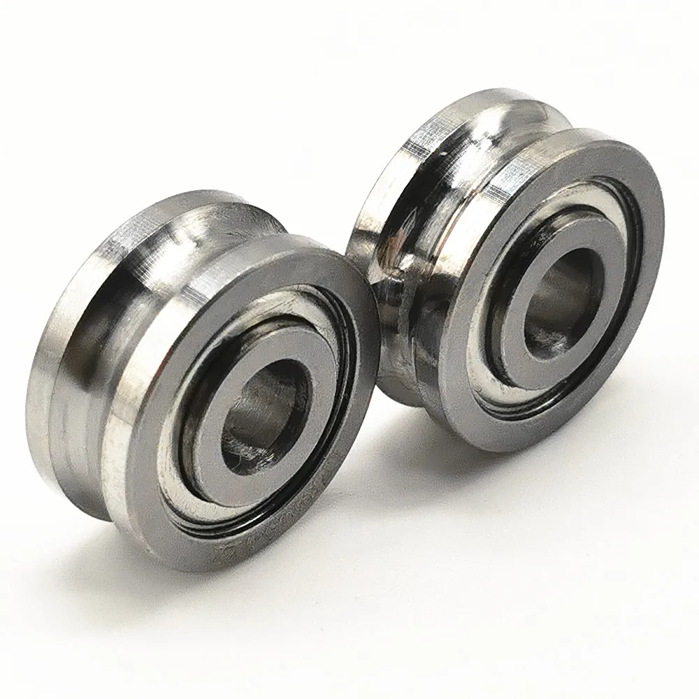 
LFR50/4-6NPP LFR50/4-6KDD U groove track guide wheel bearing for Linear Slides 4mmx13mmx6mm 