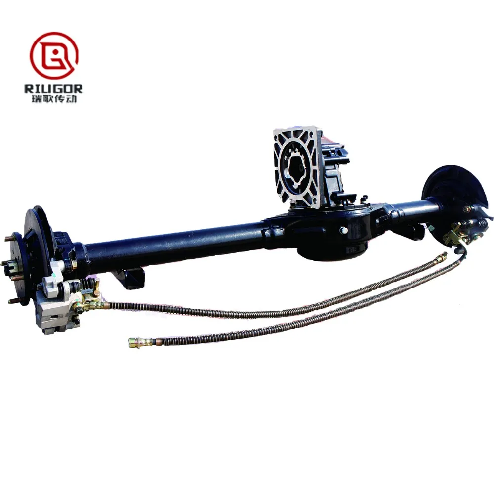 Customized electric tricycle / rickshaw chain drive rear axle differential