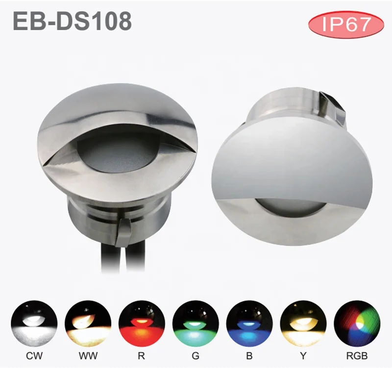 Ip67 step lights low volt deck light fixture outdoor lighting for garden fence