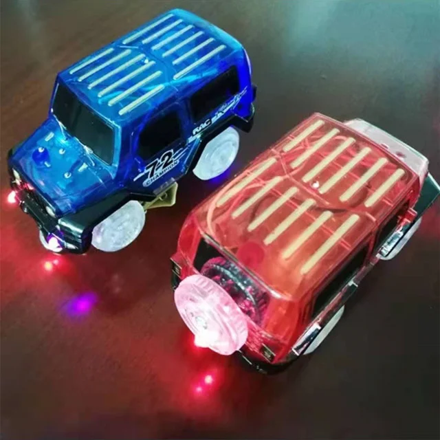 Accessories Rail Car Three Lights Led Flashing Car Luminous Rail Car Toy
