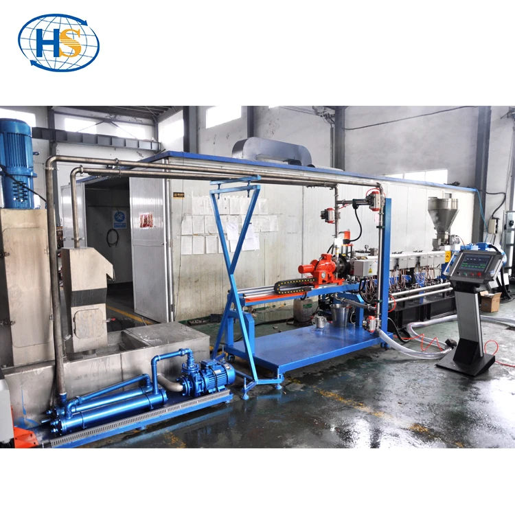 Haisi thermoplastic elastomer granules production line eva compound underwater plastic extrusion machine