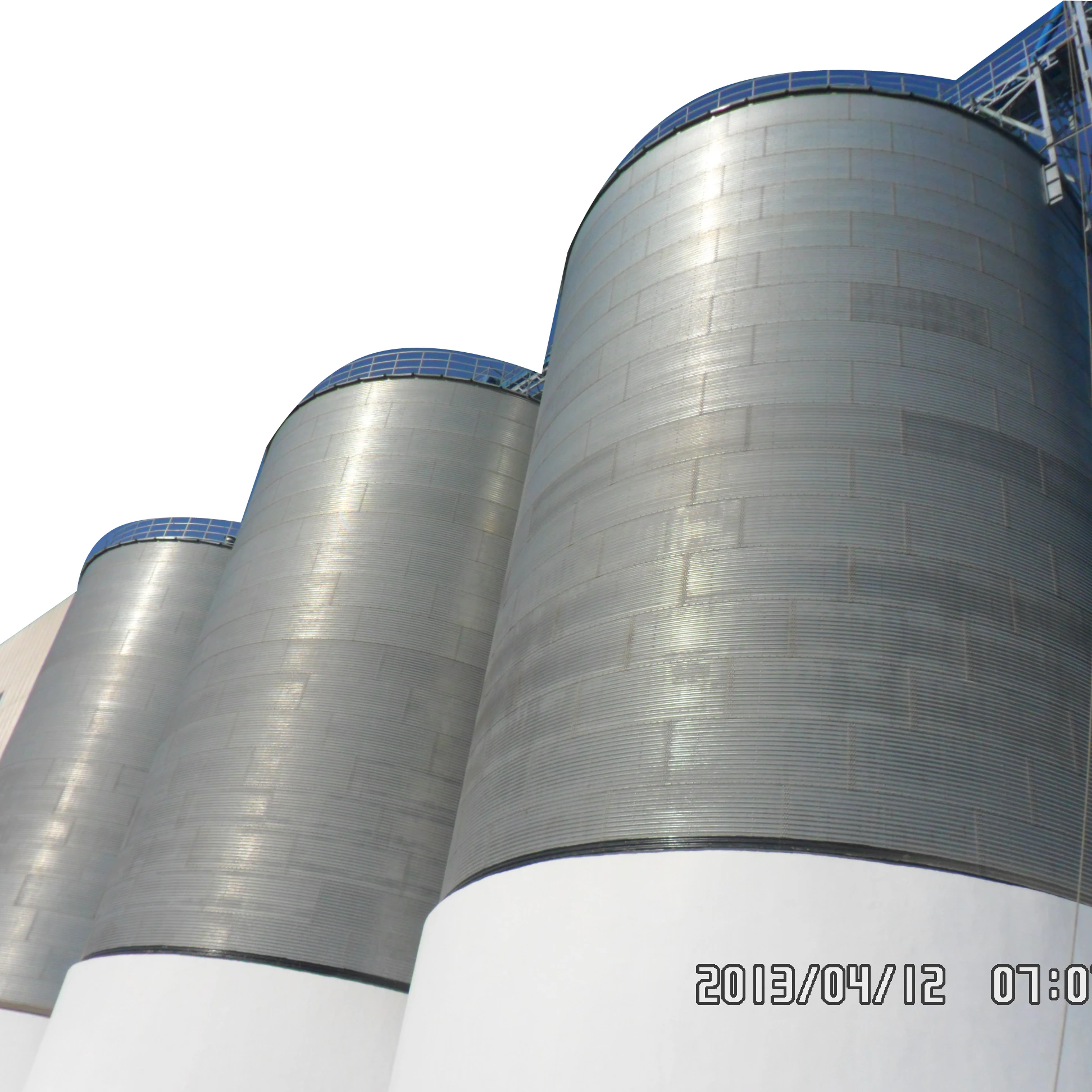 10000t galvanized grain storage tank silo with flat bottom selling on competitive price