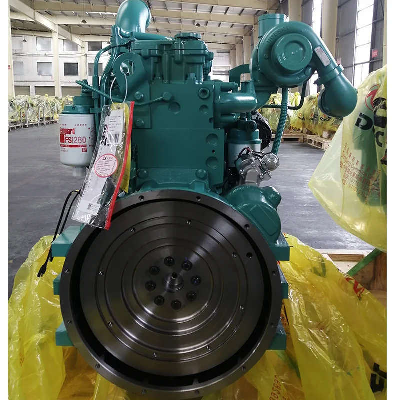 Genuine 9.5L watercooling 6 cylinders Dongfeng DCEC Diesel Generator Engine 6LTAA9.5-G1 factory price
