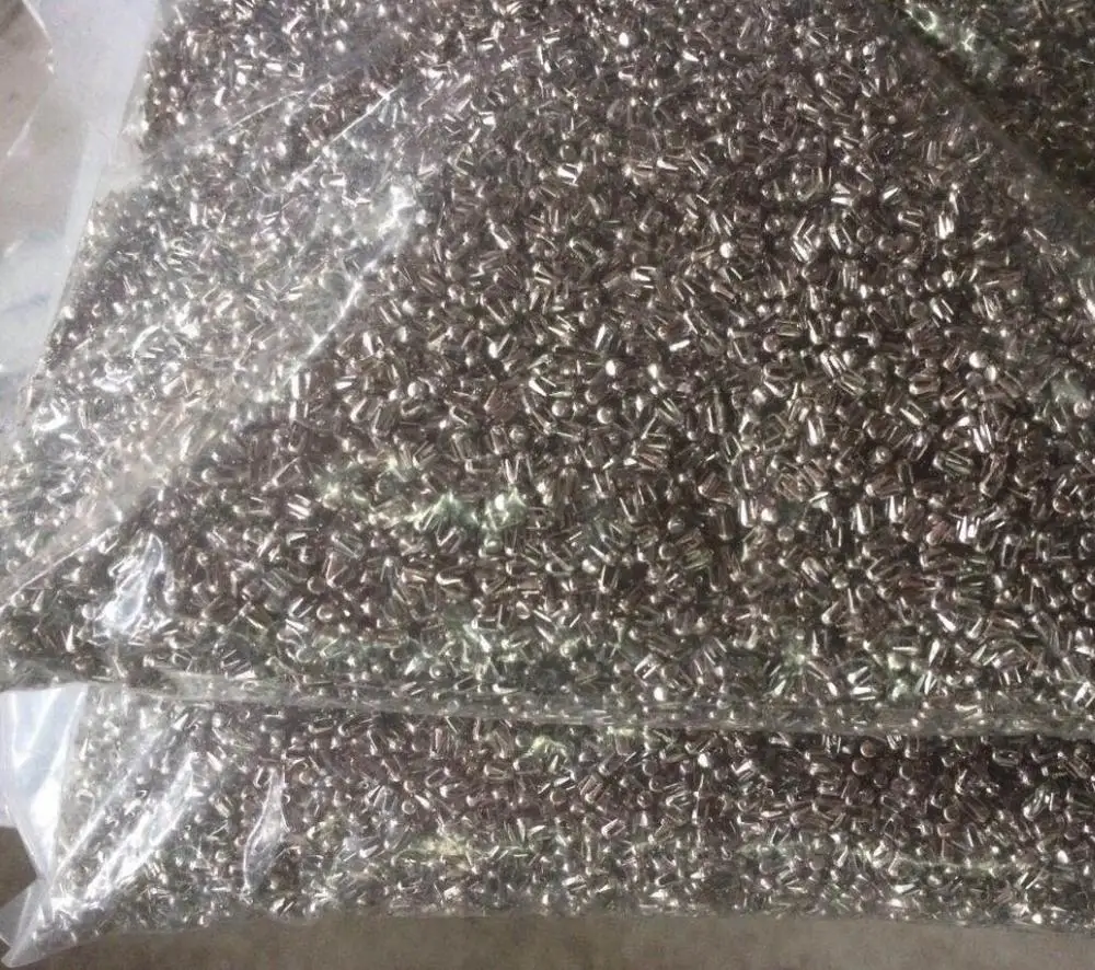 Best Price Attaching Machine ABS Plastic No Hole Pearl Rivet Studs 2.3mm Round Stainless Steel Four Claw