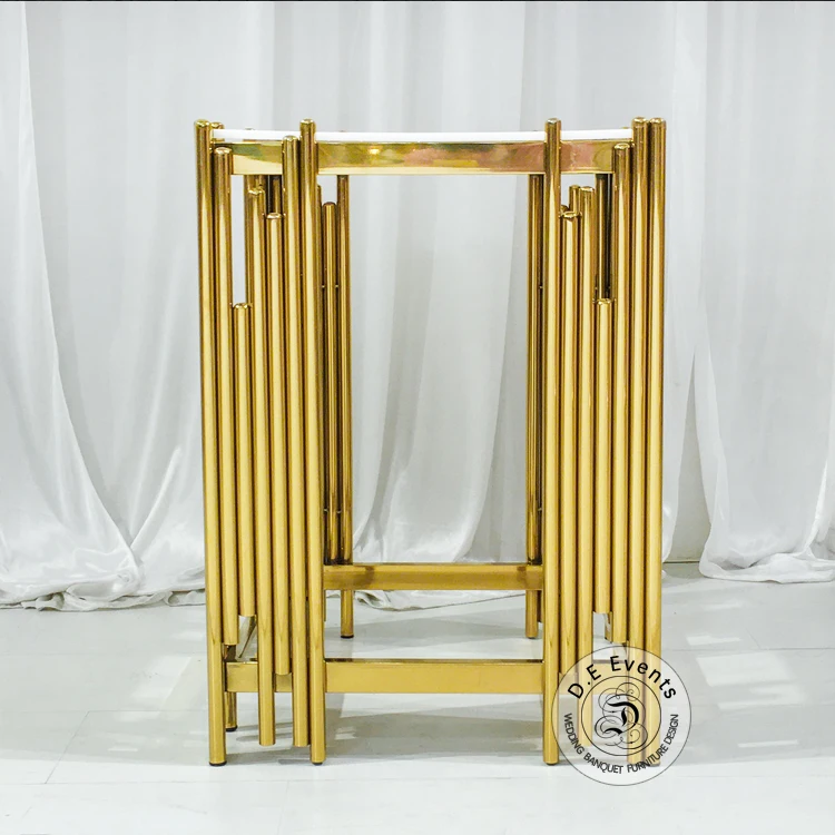 Factory price cylinder colorful metal flower stand designs for wedding event decoration