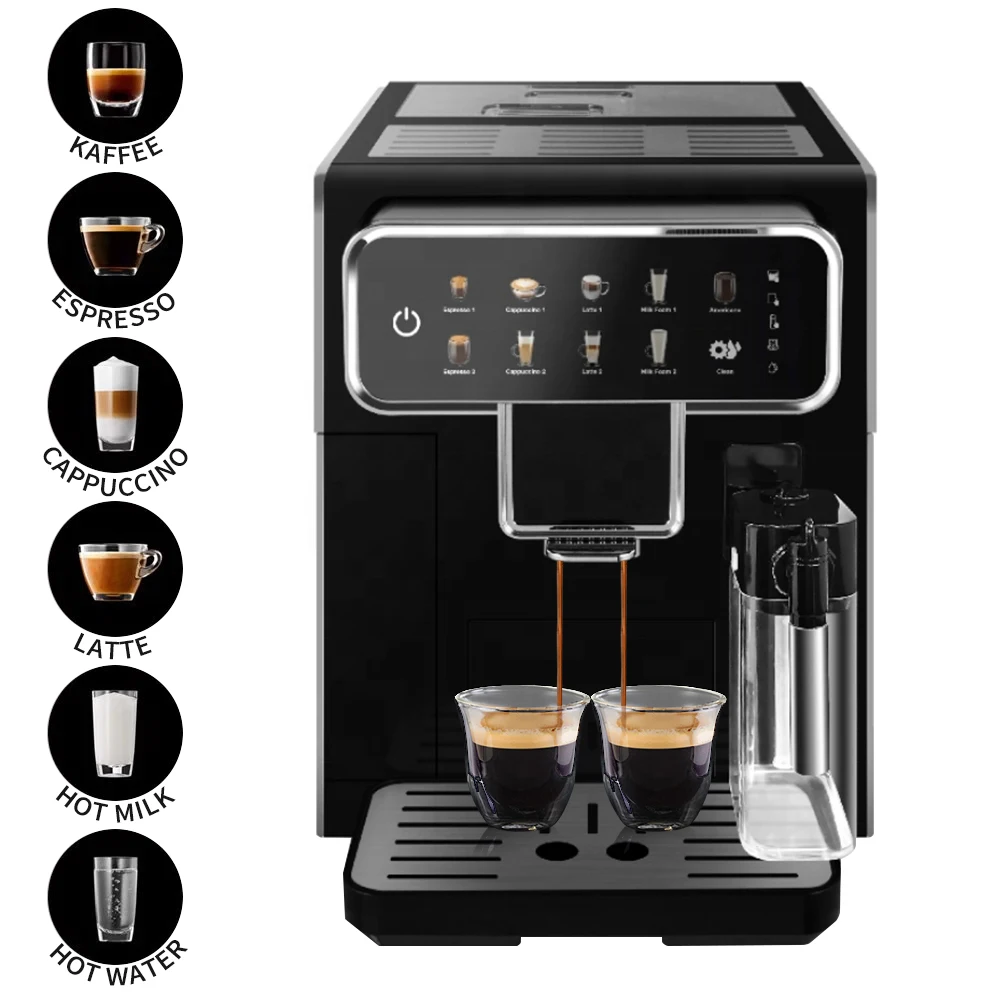 Touch Screen cafetera de expreso profesional electrica vollautomatische kaffeemaschine Automatic Espresso Coffee Machine