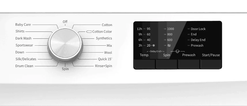 New Cheap 8kg Washer and Dryer Combo Washing Machine for Home Use with Best Quality