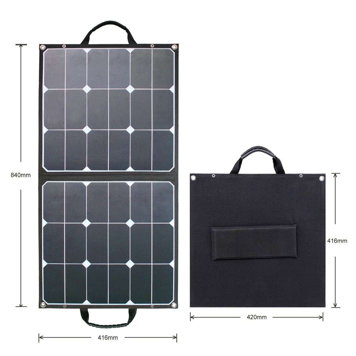 60W Max200W High Efficiency Home Outdoor Use Foldable Portable SunPower Solar Panels  Solar USB Panel Kit