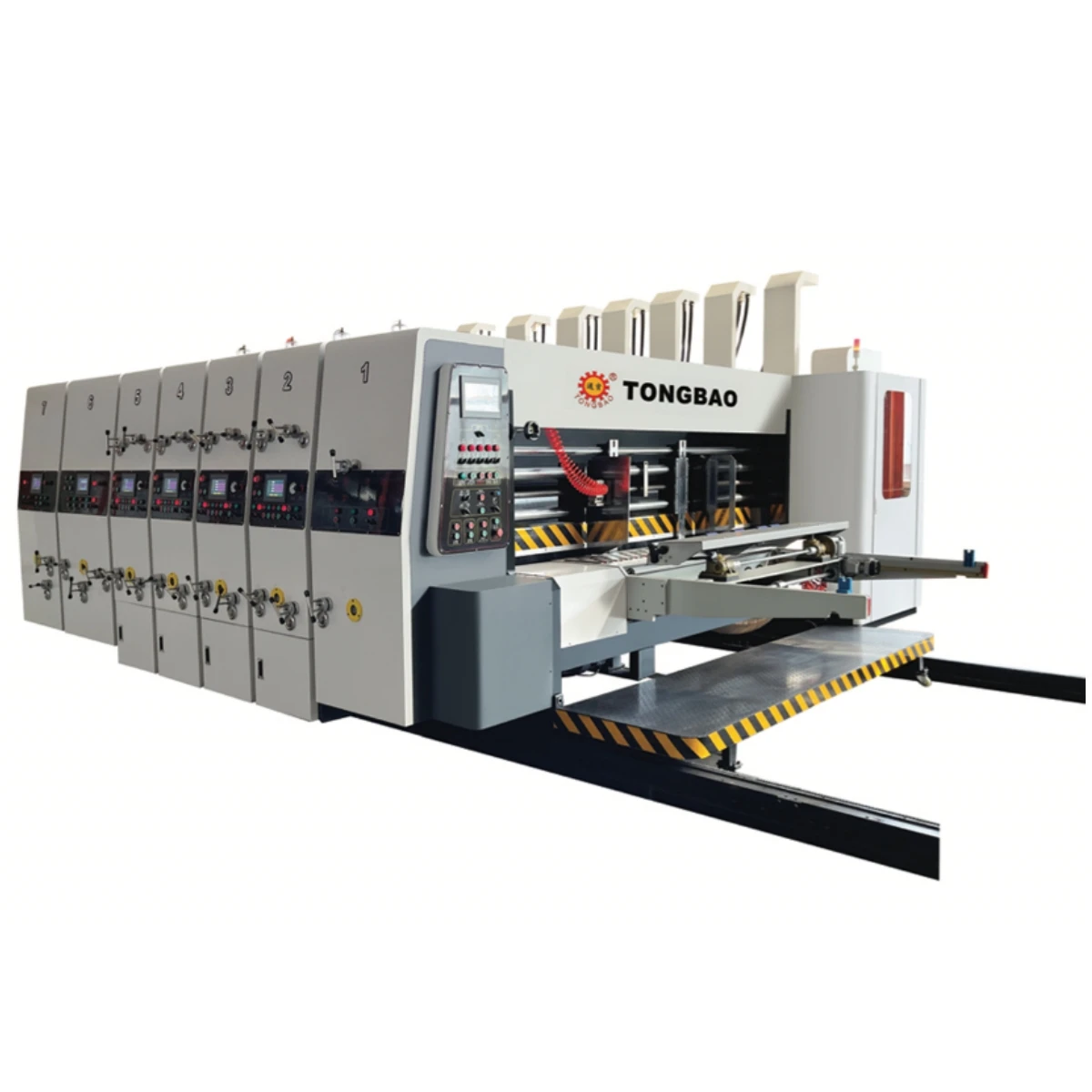 Excellent supplier carton printing slotting die-cutting machinery carton box manufacturing machine