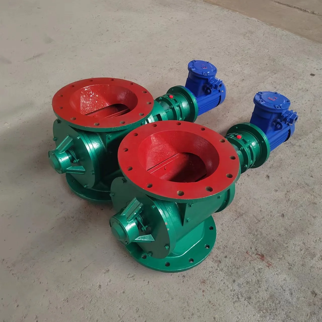 2024 New Wear-Resistant Explosion-Proof Star Discharger High Temperature Chain Rotary Discharge Valve