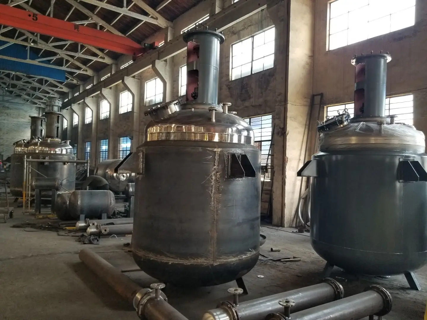 Industrial resin chemical continuous stirred tank reactor cstr
