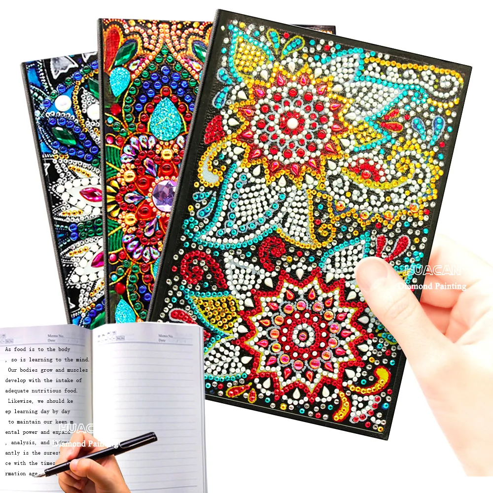 2020 hot sale embroidery crystal rhinestone notebooks diamond painting landscape by numbers