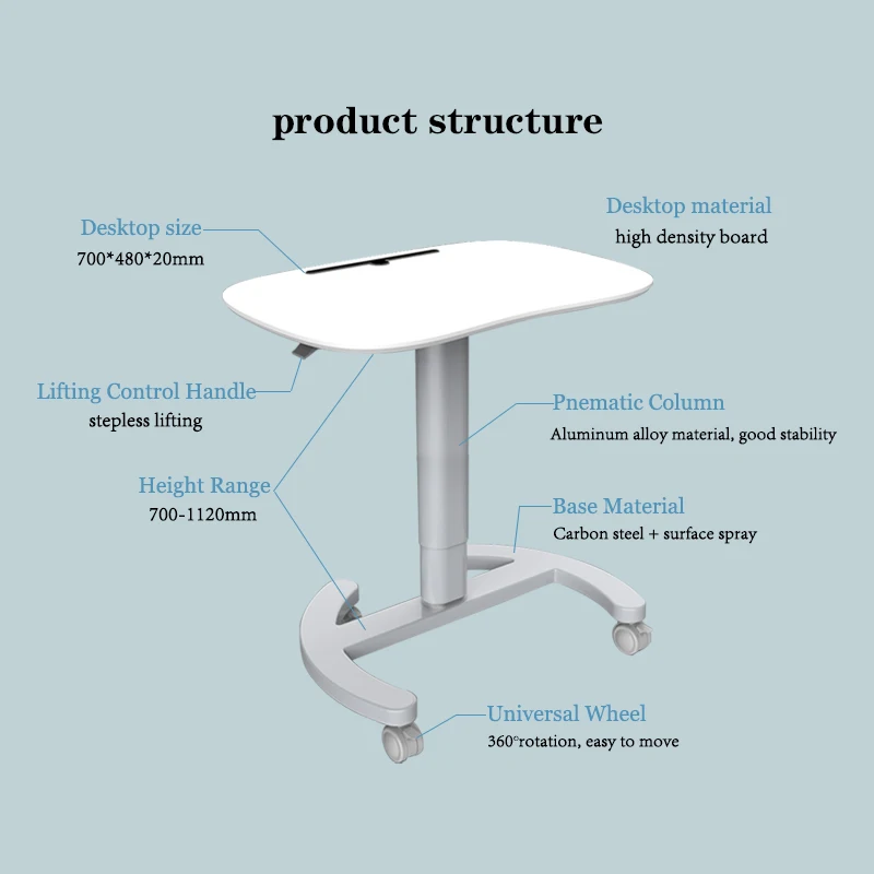 office lifting table adjustable laptop table computer laptop desk modern working at home