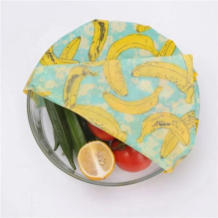 2022 High Quality  Bee Wax Food Wrap Reusable Organic Beeswax Wraps