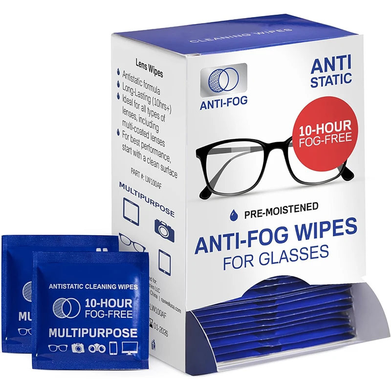 Влажные салфетки для очков