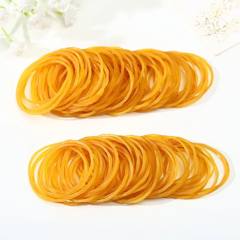 Anti-aging Transparent Solid Color Rubber Band Manufacturer Natural Rubber Bands for Tying money