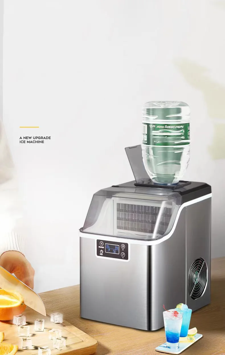 Home LCD display small bar cube ice machine commercial beer ice mini ice machine