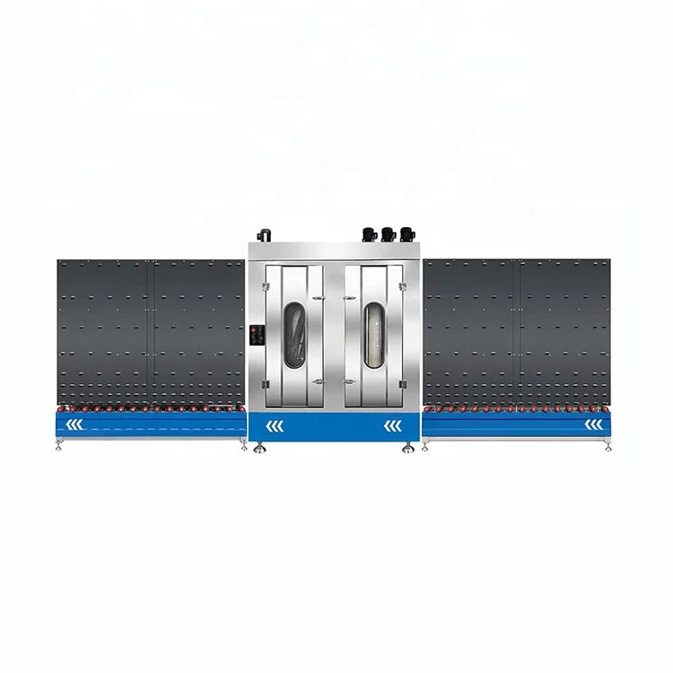 Industrial &Building Glass Cleaning Machine CNC Control Vertical Glass Washing Drying Machine