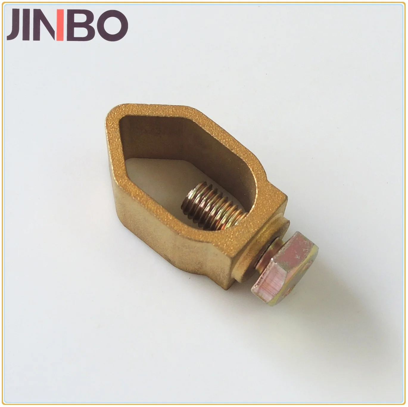 Jinbo lightning protection grounding rod clamp electrical cable joined earthing clamps