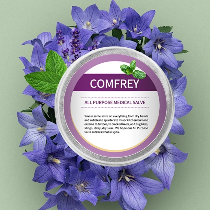 Natural Comfrey Ointment All Purpose Salve pain relief muscle aches sprain tension bruise cream burn care 30ml
