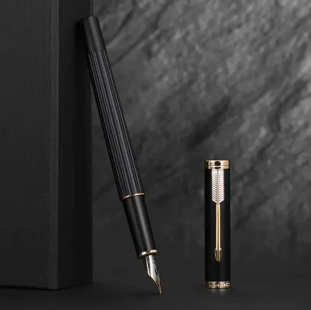 Jinhao 88A series promotional pen red rhyme black branded pen with logo iridium fine nib writing fountain pen