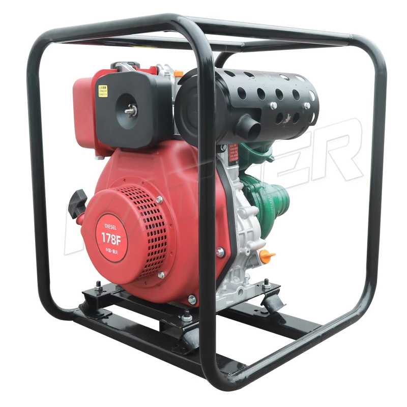 Farm Agriculture 2inch 3inch 4inch 6inch Irrigation Diesel Engine Water Pump Cast 9hp 12hp Iron High Pressure Pump Factory Price