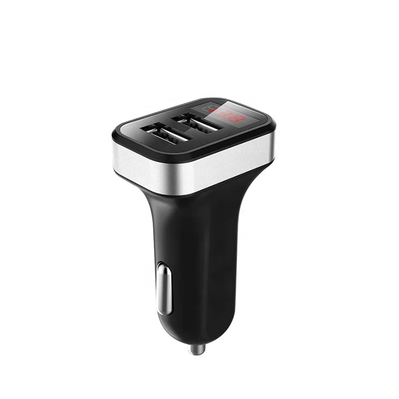 
Cheapest Universal 5V 3.1A 2 Ports Dual USB Car Charger With LCD Screen LED Voltage Display For Nokia 