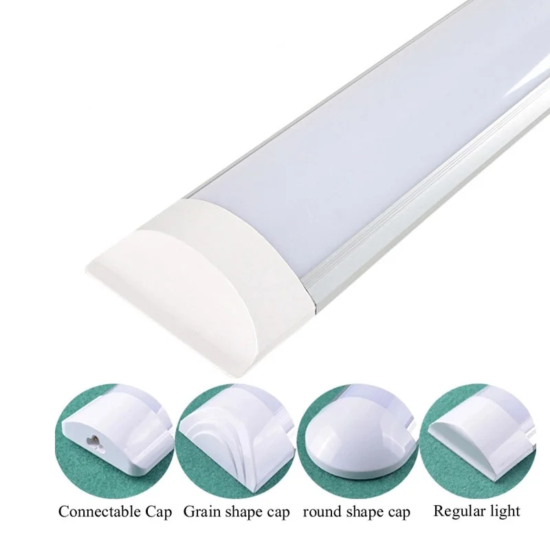 LM80 CE RoHS RA80 AC230V AC110V 2 4 feet 600mm 1200mm 18W led batten tube 1800lm 100lm/w smd 2835 Epistar