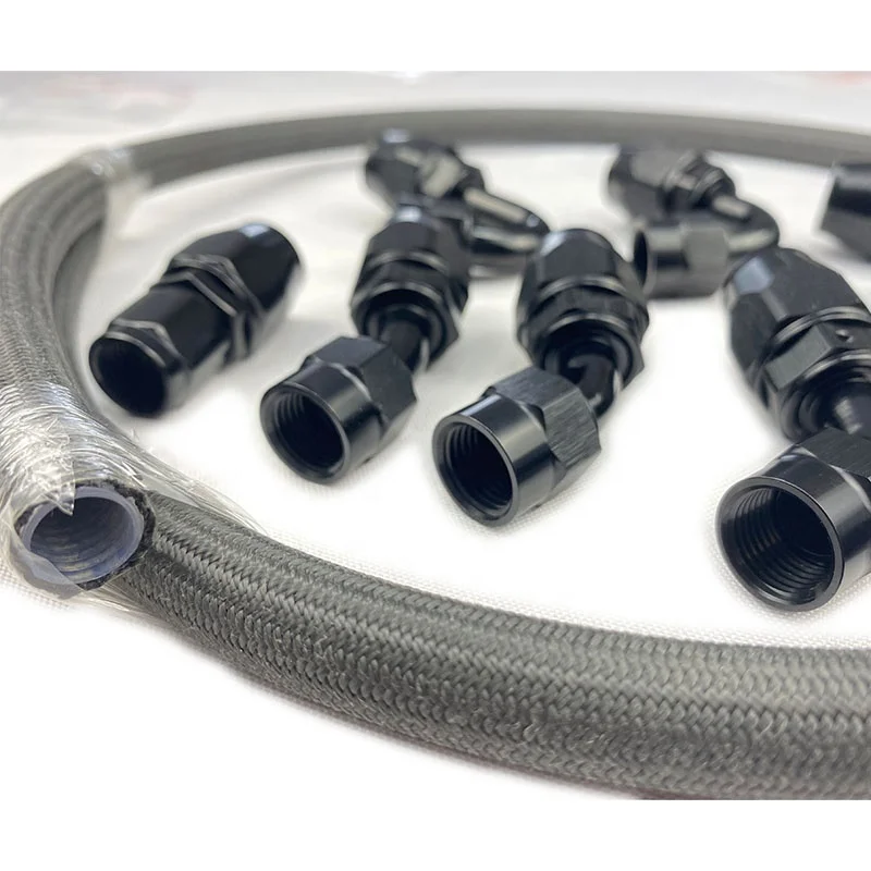 BJR Racing Parts Lightweight racing Aluminum straight hose end