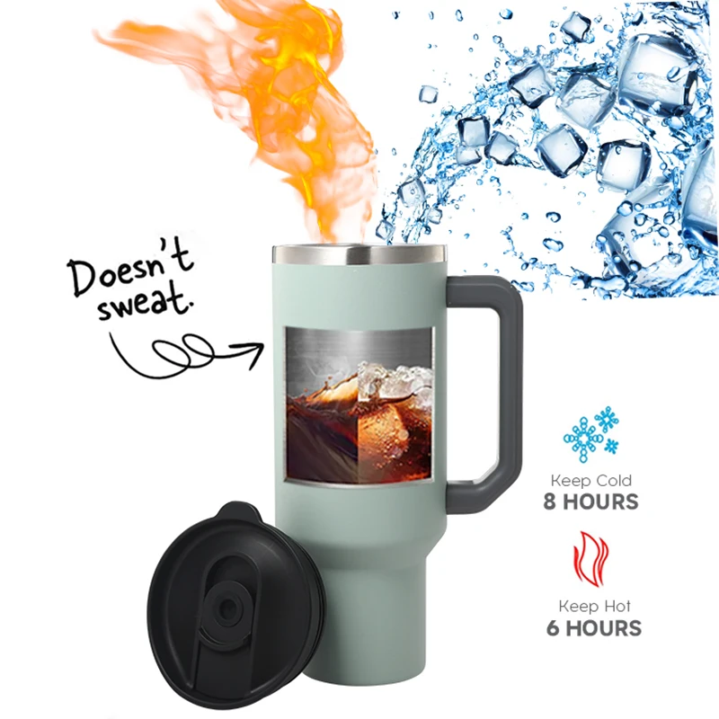 Leakproof Lid Water Tumbler Mixed Colorful Tumbler 40oz Stainless Steel Vacuum Water Jug Custom LOGO  High Quality Tumbler