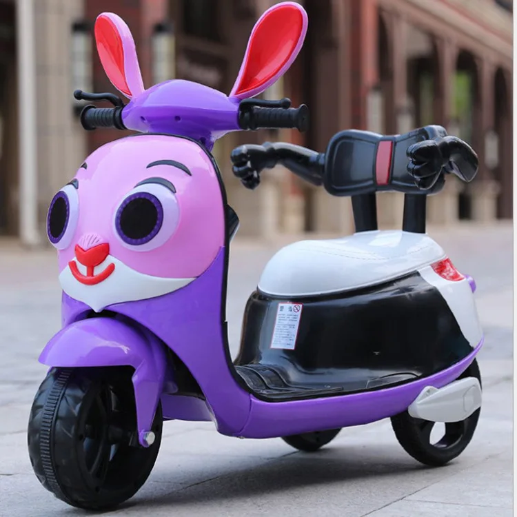 Прямые продажи с фабрики маленький кролик Электрический мотоцикл красивый детский мотоцикл дешевые детские мотоциклы