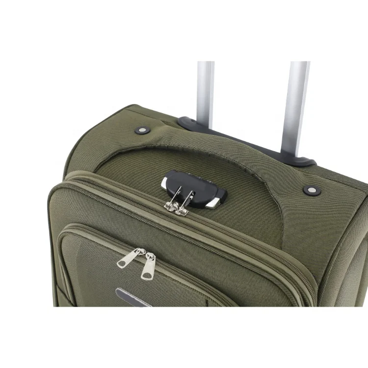 Trolley Suitcase Koffer Sets Eva Sided Carry on Fabric Luggage Soft Shell 4 Piece 20/24/28/32 Inch Spinner Suitcases Set