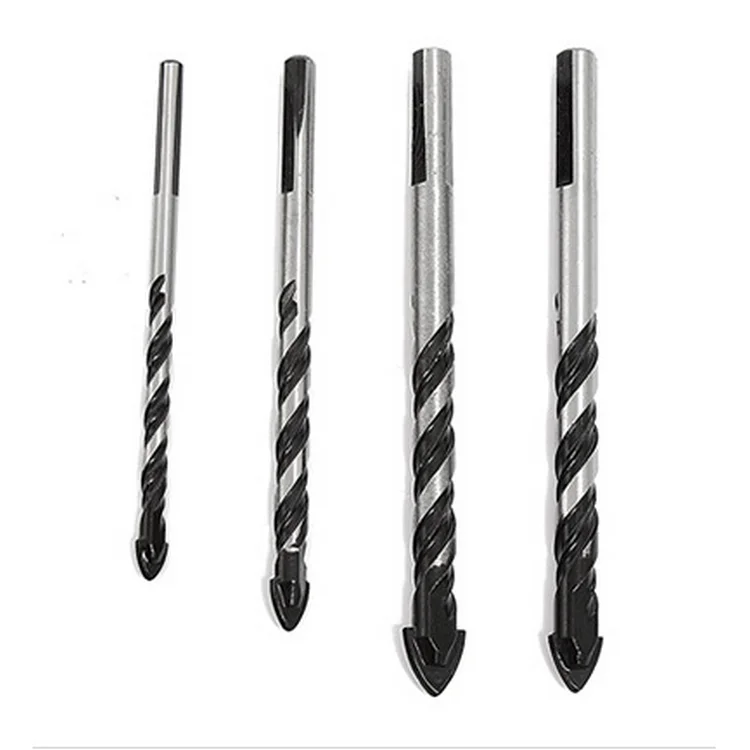 Factory direct selling ceramic brick wall glass drilling multifunctional alloy twist triangle drill bit king drill