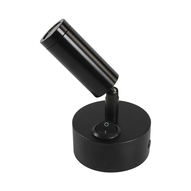 TYTXRV 12V LED 1W Power Black-Cloor  Cool White  Surface Mounted Spotlight Without Holes  Led light